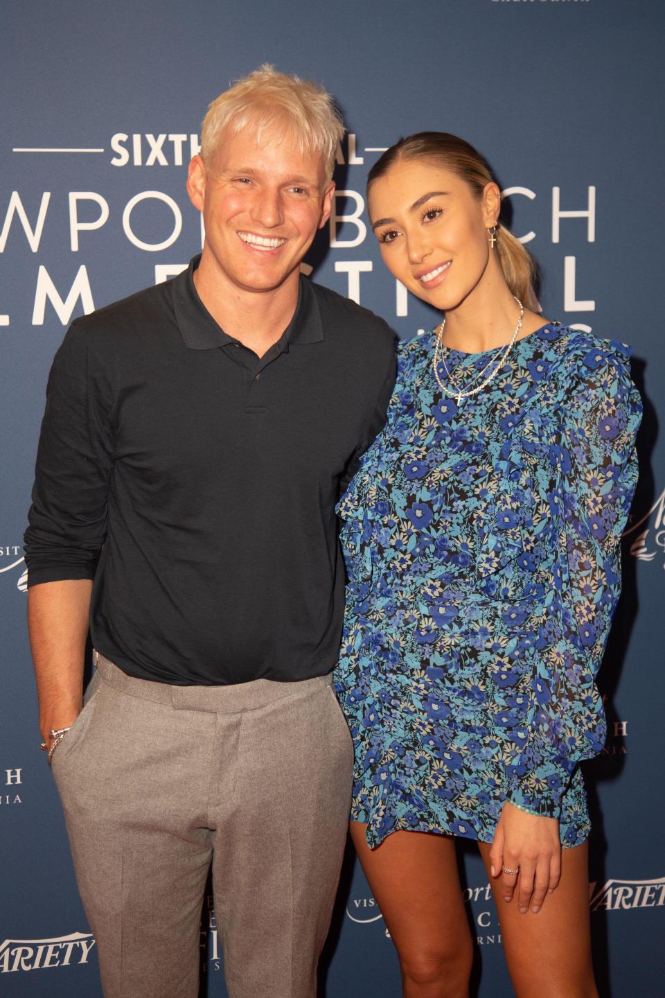 Jamie Laing, Sophie Habboo attends the Newport Beach Film Festival UK Honours 2020 at The Langham Hotel on January 29, 2020 in London, England. (Photo by Robin Pope/NurPhoto)