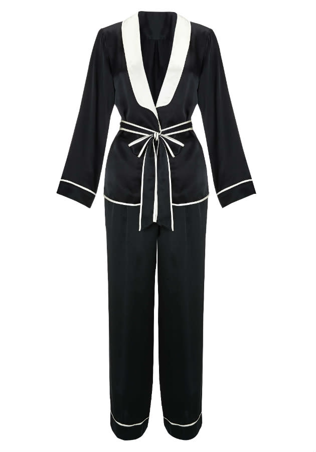 Somerset by Alice Temperley John Lewis lingerie tuxedo pyjama set