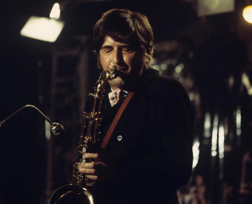 Tony Coe on stage at Ronnie Scott's in London in the 1960s.