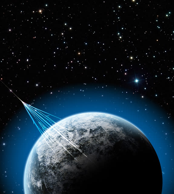 Little is know about the ultra high-energy cosmic rays that penetrate that regularly the atmosphere. Recent IceCube results challenge one of the leading theories, that they come from Gamma Ray Bursts.