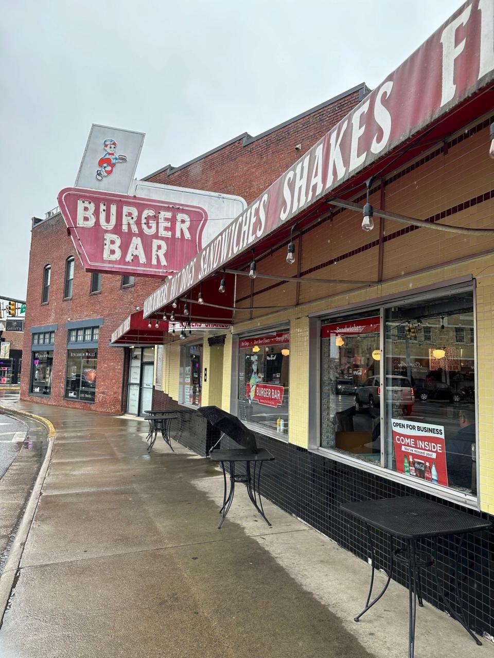 The Burger Bar in Bristol was founded in 1942 and feels like not much has changed since then. Stop in for a burger and one of dozens of milkshake flavors.