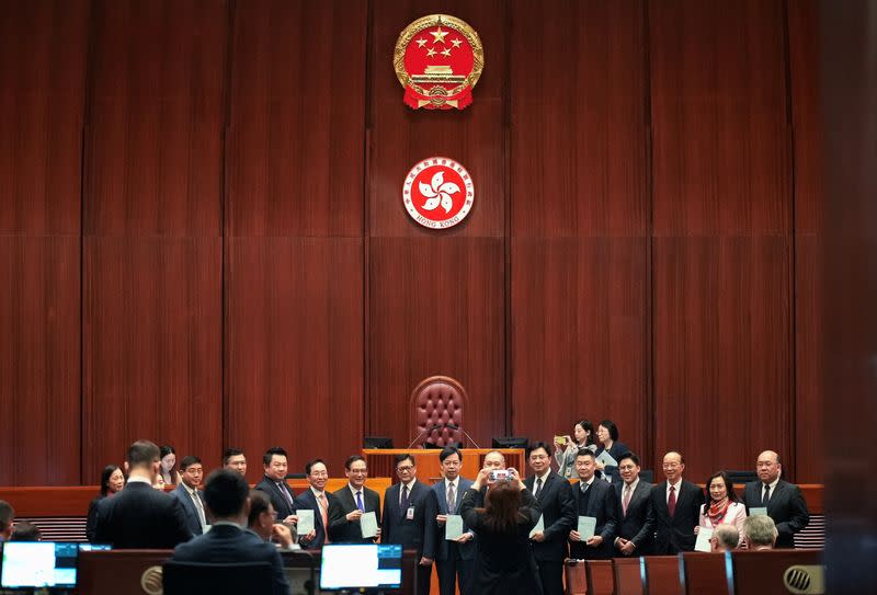 The second reading of Safeguarding National Security Bill, in Hong Kong
