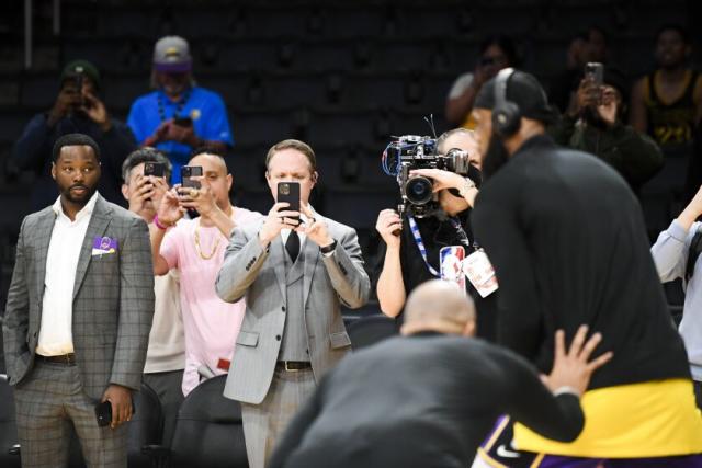 Photos: See the Celebrities Who Watched LeBron James Make History