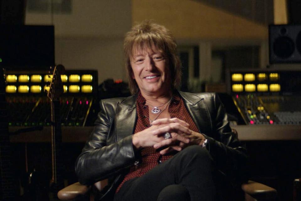 Eleven years after his sudden split from Bon Jovi, Richie Sambora returns to celebrate the band in the new Hulu docuseries “Thank You, Goodnight.” AP