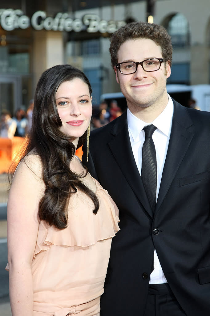 Observe and Report LA premiere 2009 Seth Rogen Lauren Miller