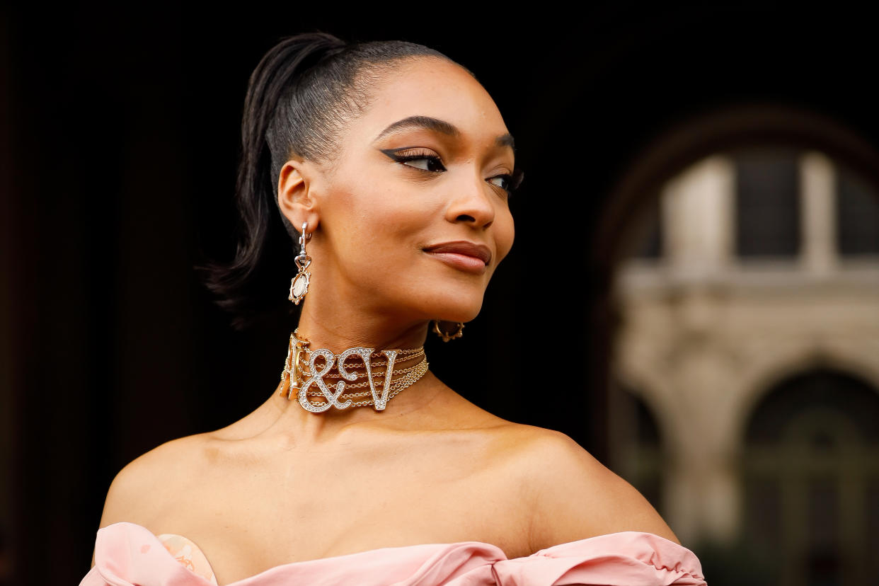 Jourdan Dunn says she 'knows her worth' and will now ask to be paid what she is owed. (Hanna Lassen/Getty Images)