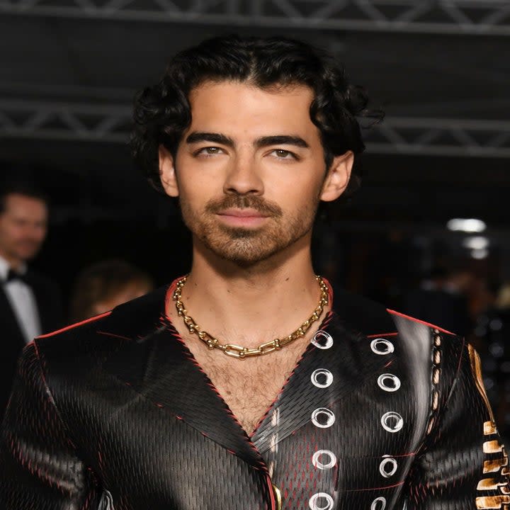 closeup of Joe Jonas