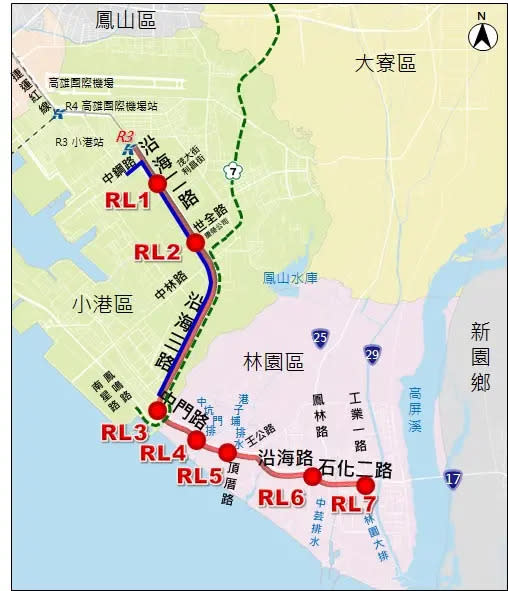 ▲高雄捷運小港林園線。（圖／高市府捷運局提供）