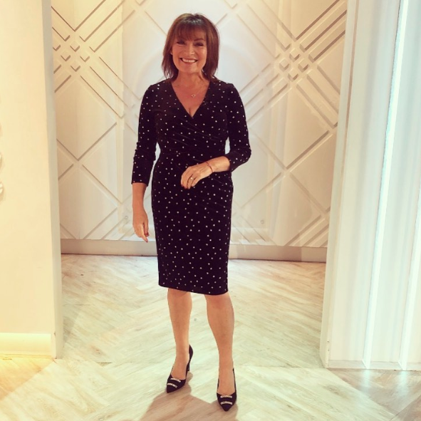 Lorraine is a star in perfect party dress