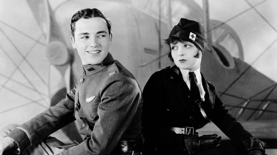 PHOTO: Charles 'Buddy' Rogers and Clara Bow in the 1927 silent war drama 'Wings.' (John Springer Collection/Corbis via Getty Images)