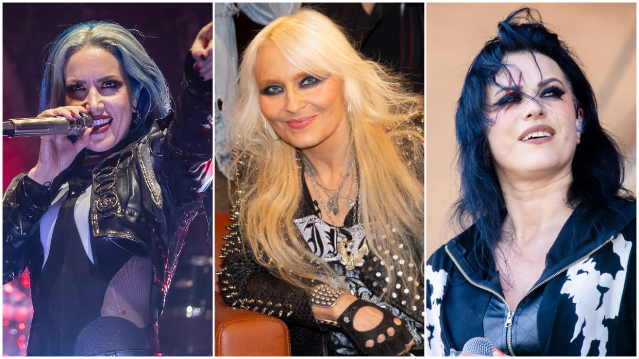  Doro, Alissa White-Gluz and Cristina Scabbia. 