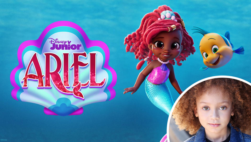 Disney Junior Ariel,(inset) Mykal-Michelle Harris