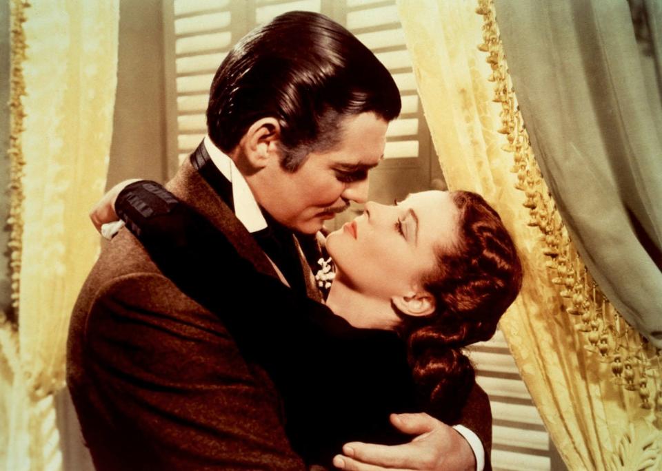 Clark Gable and Vivien Leigh star in “Gone With the Wind” in 1939.