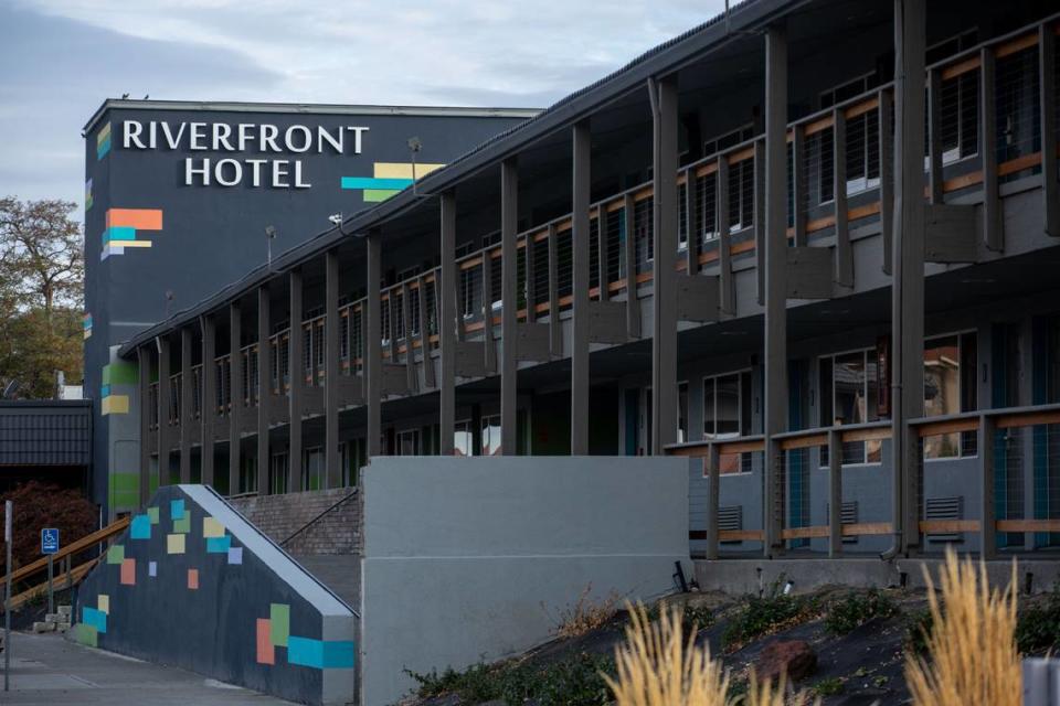 The Rivefront Hotel, formerly the Shilo Inn, property is not available for redevelopment. The city, which owns the land, extended the land lease until at least 2059. Traum Ventures of Portland is the current hotel operator. Tri-City Herald file