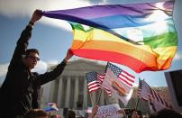 <p>Rhode Island, Delaware, Minnesota, Hawaii, Illinois, and New Mexico signed same-sex marriage into law in 2013, and Gov. Chris Christie finally dropped his appeal in New Jersey, legalizing gay marriage in the state. </p><p>In June 2013, the Supreme Court ruled that a key section of the Defense of Marriage Act (DOMA) was unconstitutional, and dismissed the challenge to Proposition 8, making same-sex marriage legal in California (again).</p>