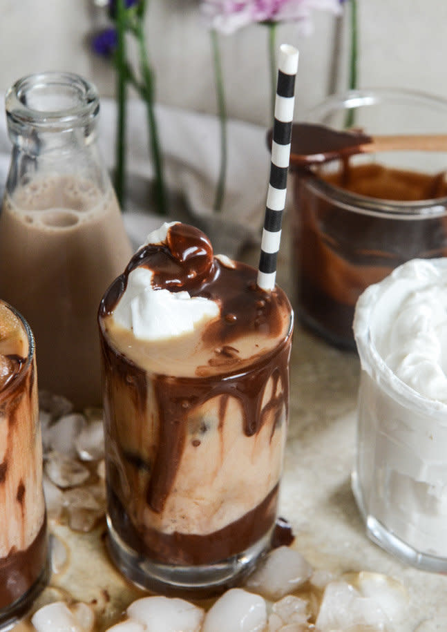 <strong>Get the <a href="http://www.howsweeteats.com/2016/05/chocolate-milk-iced-mochas/" target="_blank">Chocolate Milk Iced Mochas recipe</a> from How Sweet It Is</strong>