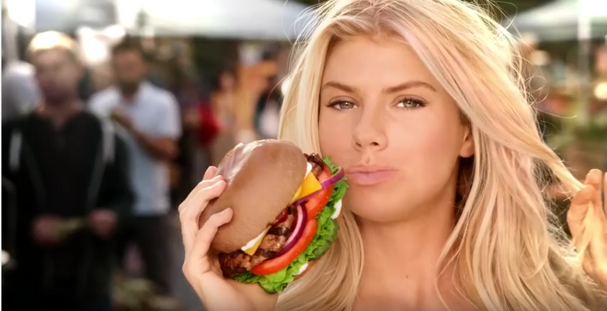 2015: Carl’s Jr. ad with Charlotte McKinney