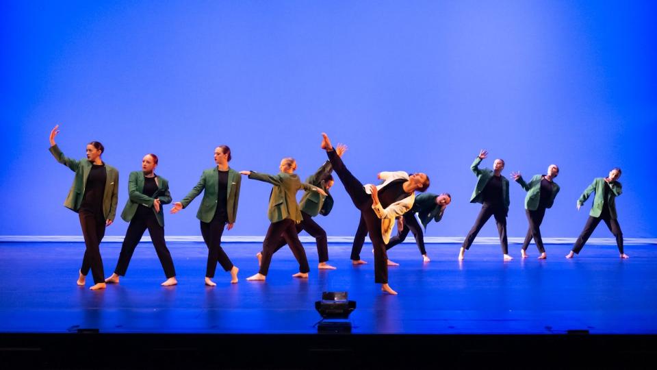 Members of Keithan Haver’s Broadway Dance Theatre perform at the 26th Palm Desert Choreography Festival, Nov. 11-12, 2023.