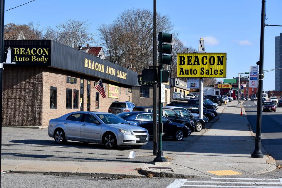 Beacon Auto Sales and Beacon Auto Body, Chandler Street, Worcester.