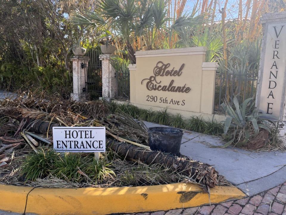 The Hotel Escalante will reopen Oct. 16, after taking a hit from Hurricane Ian.