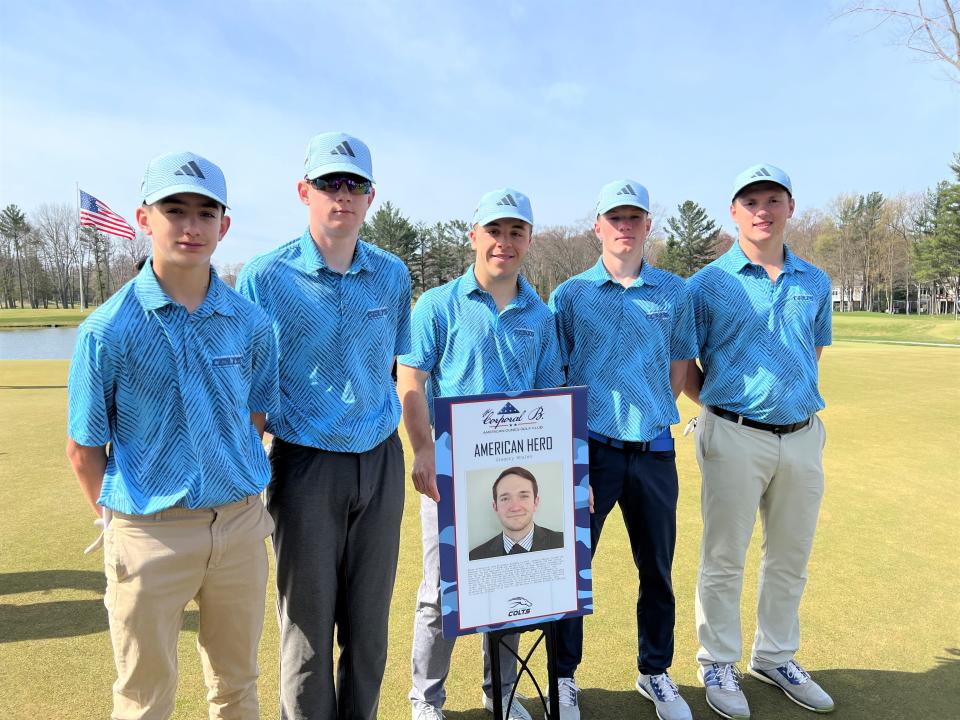 Hillsdale Academy played for Colts alumni member and veteran Gregory Whalen at the Corporal B. Boy's High School Invitational.