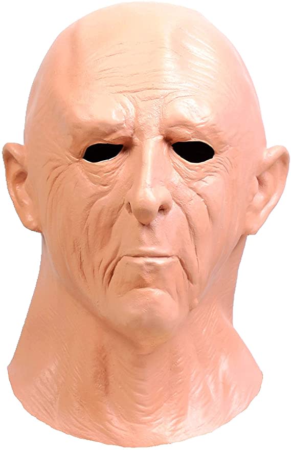 old man halloween mask