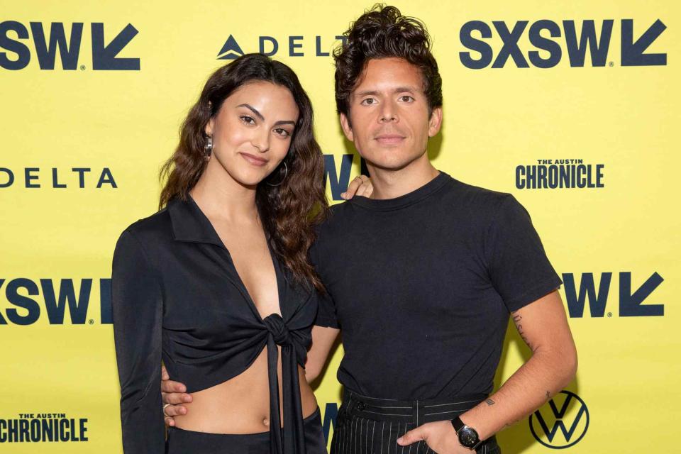 <p>Hutton Supancic/SXSW Conference & Festivals via Getty </p> Camila Mendes and Rudy Mancuso at the premiere of "Música" as part of SXSW 2024 