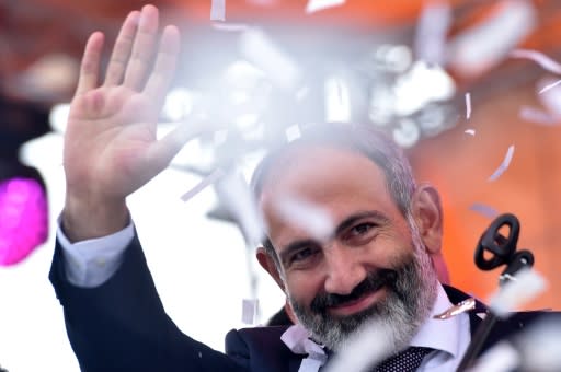 New Armenian Prime Minister Nikol Pashinyan swept to power this week off the back of mass protests