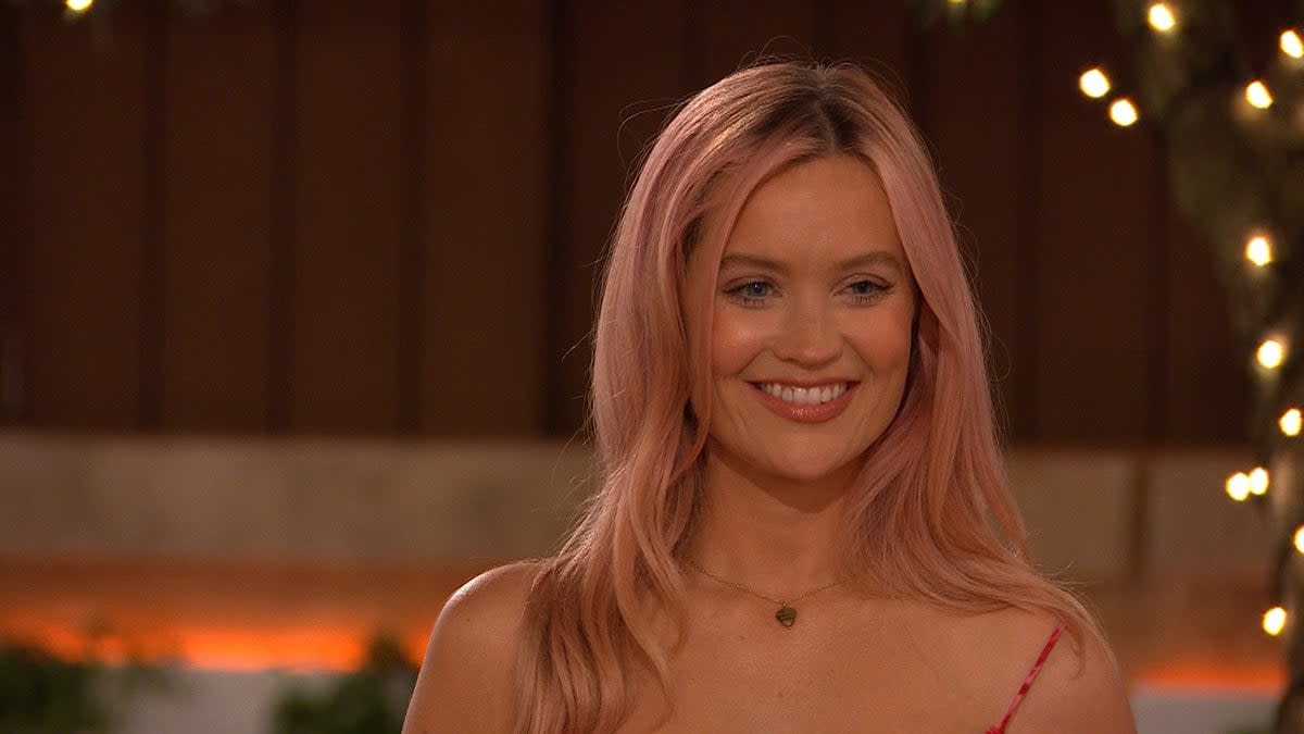 Laura Whitmore will ask the Islanders whether they want to stick or twist in the most dramatic Love Island recoupling ever (ITV)