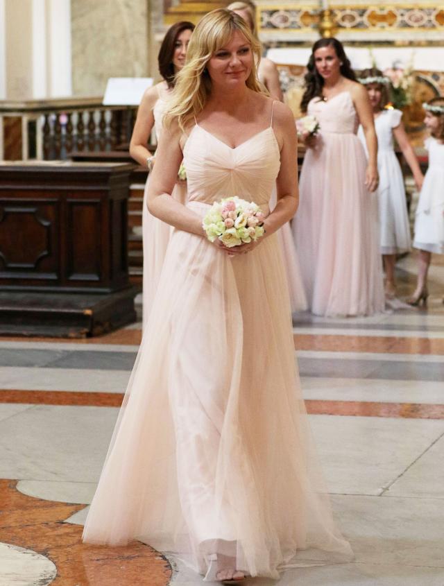 20 Celebrity Bridesmaids and the Dresses They Wore Down the Aisle