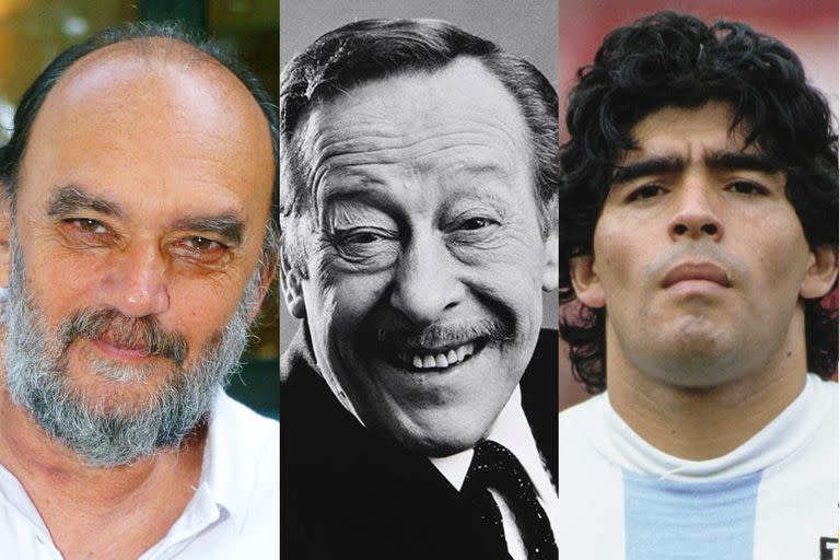 Roberto Fontanarrosa, el Polaco Goyeneche y Diego Maradona, tres nombres importantes en las primeras décadas de carrera de Fito Páez