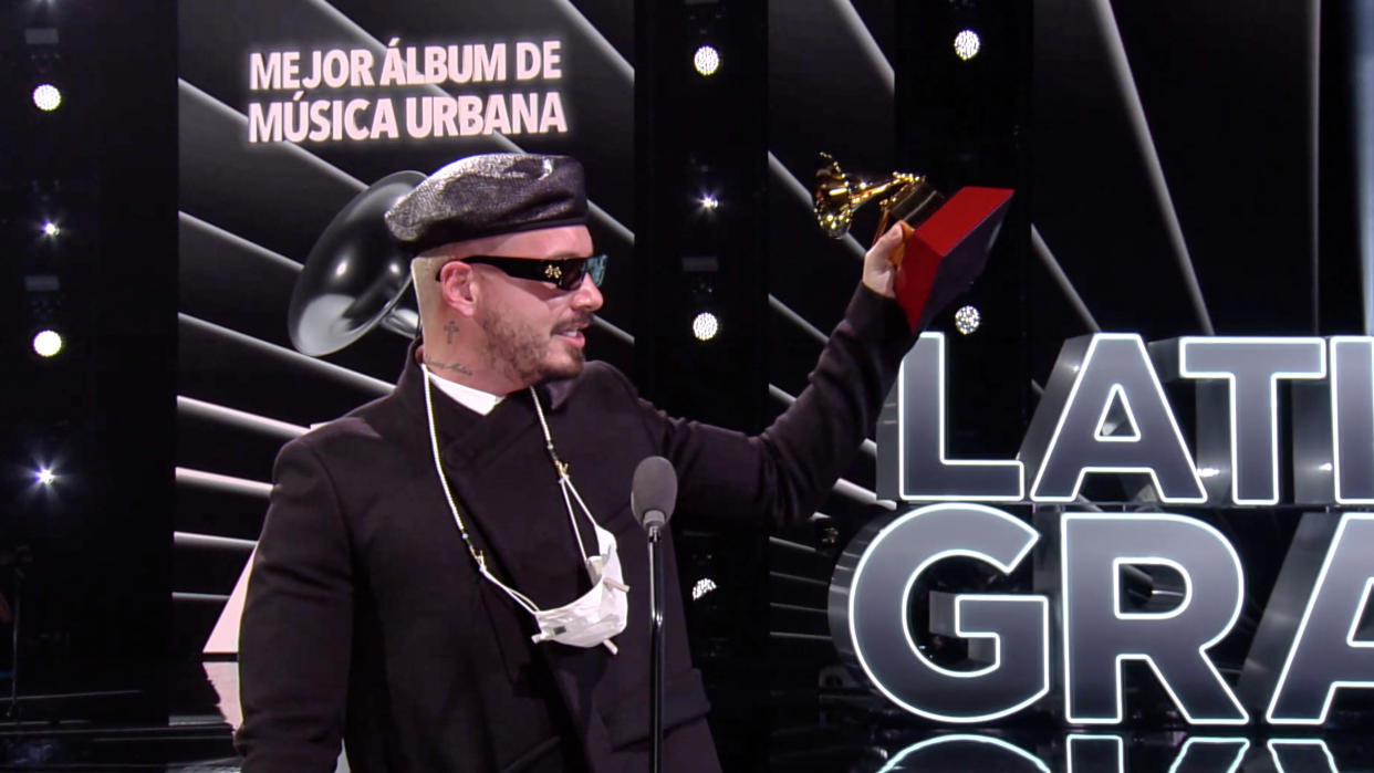 J Balvin ganó Mejor álbum de música urbana en Latin Grammy (Getty Images)