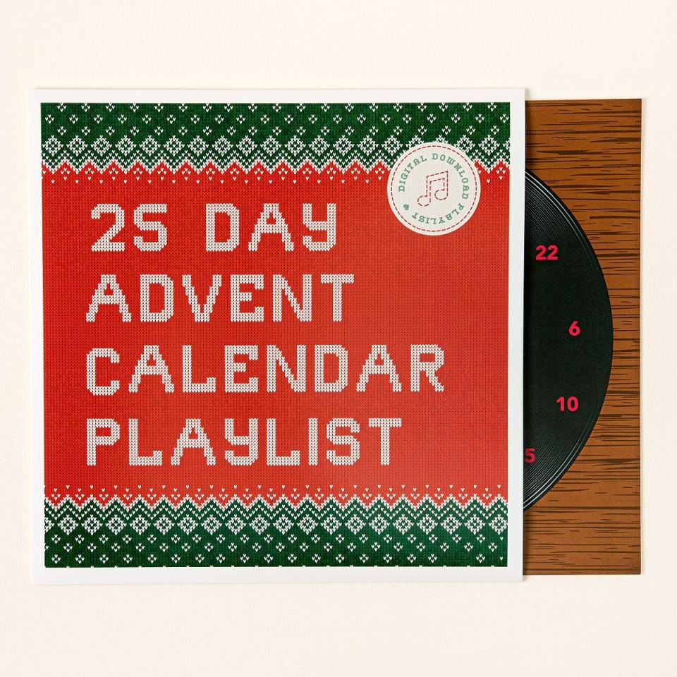 Holiday Scratch-Off  Playlist Advent Calendar