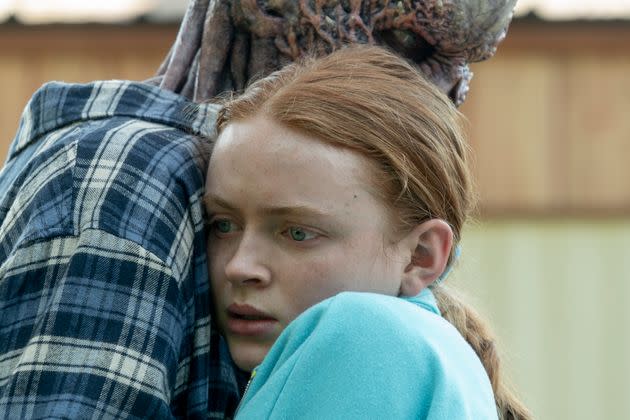 Sadie Sink (right) as Max Mayfield and Jamie Campbell Bower as Vecna in “Stranger Things” Season 4. (Photo: Tina RowdenTina Rowden/Netflix)