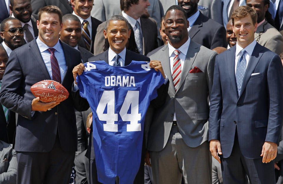 President Obama Hosts Super Bowl Champions The New York Giants