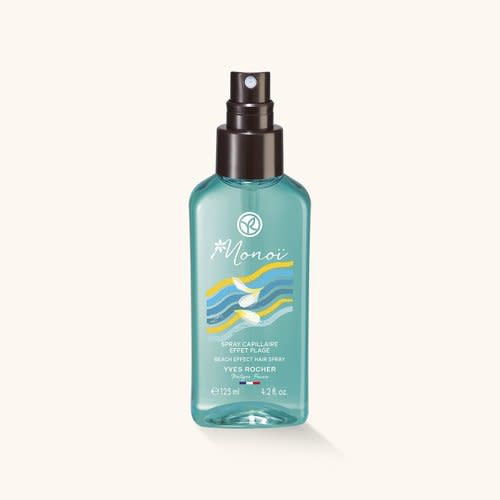 5,95€<br><p>On connaît tous cette sensation d’avoir les cheveux au vent au bord de la plage, baignés de soleil et texturisés par le sel de la mer après une longue après-midi plage. Yves Rocher propose de retrouver ce rendu avec le spray « effet retour de plage ».</p><br><a href="https://www.yves-rocher.fr/cheveux/type-de-produit/soin-et-coiffant/spray-capillaire-effet-plage/p/yr.R78254?chn=sea&utm_medium=sea&sourceId=GSHOP&src=google&med=textlink&utm_source=google&utm_sourceid=SEM&utm_type=textlink&cmp=%5BShopping%5D%20-%20Cheveux%20-%20css&utm_campaign=%5BShopping%5D%20-%20Cheveux%20-%20css&sem_grp=Soin%20et%20coiffant&utm_adgroup=Soin%20et%20coiffant&test=1&gclsrc=aw.ds&gclid=CjwKCAjw34n5BRA9EiwA2u9k3_kWgXJ7KxMh2ILc9SYbRW63MB61yxsFKc5dhMckYhtbKpS0WaMwGhoCdpgQAvD_BwE" rel="nofollow noopener" target="_blank" data-ylk="slk:Acheter;elm:context_link;itc:0;sec:content-canvas" class="link ">Acheter</a>