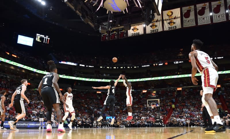 NBA: San Antonio Spurs at Miami Heat