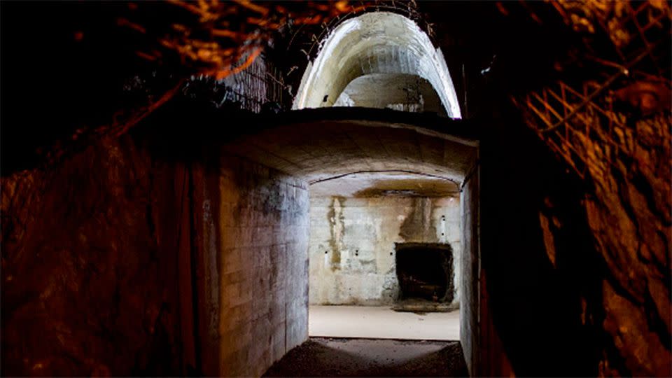 A tunnel that is part of Nazi underground complex In Walbrzych, Poland. Photo: Getty
