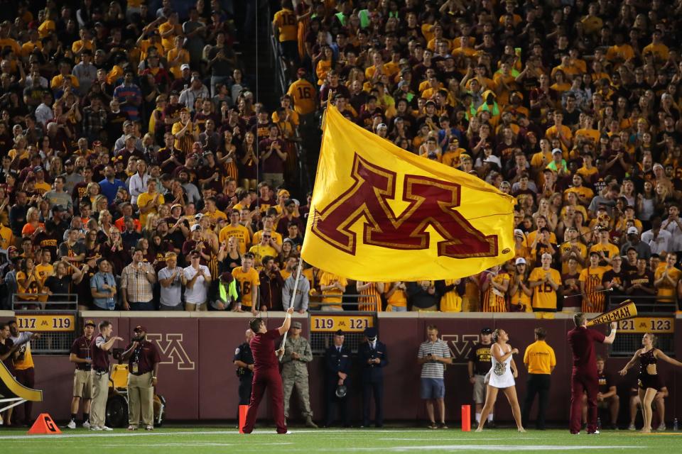 The restraining order was filed by a woman who works Minnesota home games. (Getty Images)