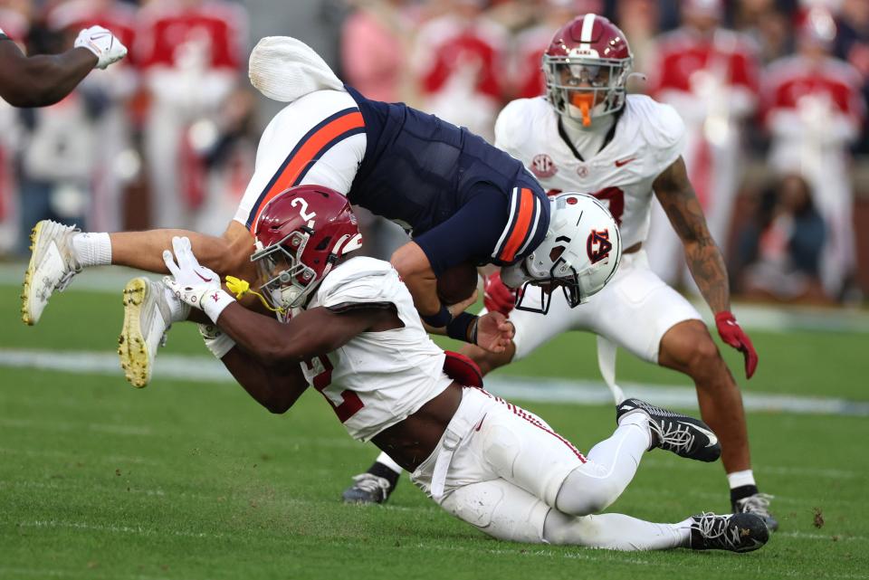 Safety Caleb Downs had 107 tackles and led Alabama in snaps last year.