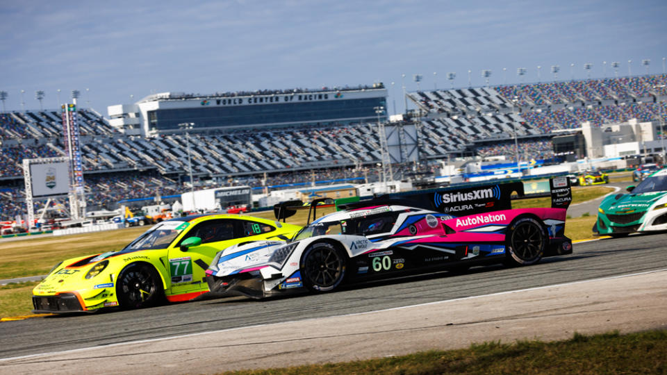 Car 60 Driven by Tom Blomqvist at the 2023 Rolex 24 At Daytona