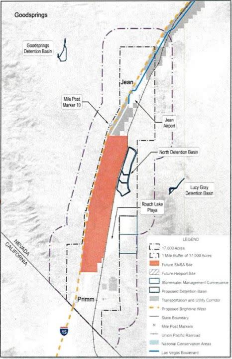 <em>The Clark County Department of Aviation (CCDOA) held a media briefing to outline the necessity of a second commercial airport for Las Vegas and explain why the southern dry lake bed near the California border was chosen.</em> <em>(Credit: CCDOA)</em>