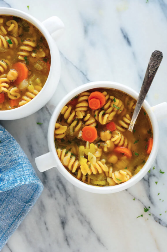 Chickpea Noodle Soup