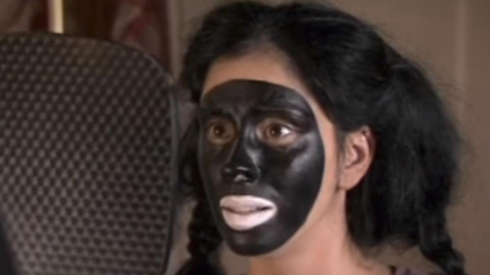 Sarah Silverman appeared in blackface during a 2007 episode of 'The Sarah Silverman Program'. (Credit: Comedy Central)