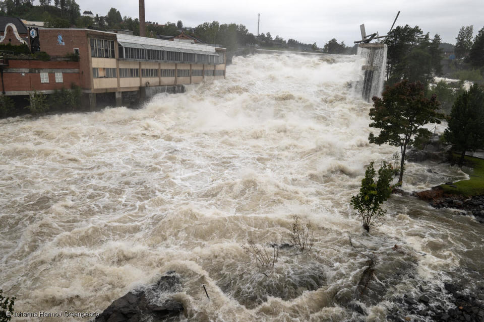 2023年8月，挪威遭暴雨侵襲導致河水暴漲，破壞當地建設和房屋。