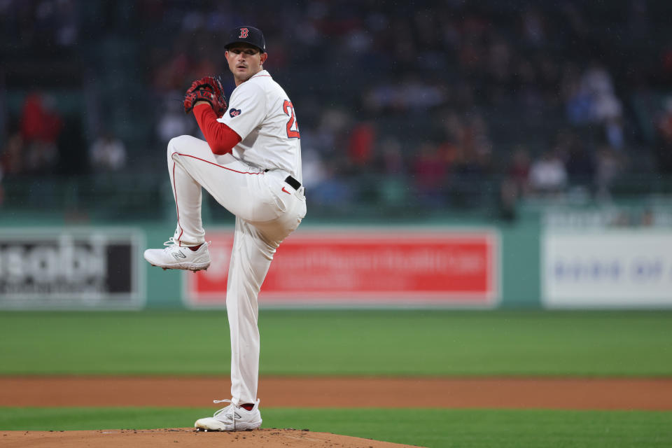 Garrett Whitlock has two favorable matchups this week, making him worthy of fantasy baseball managers' trust. (Photo by Paul Rutherford/Getty Images)