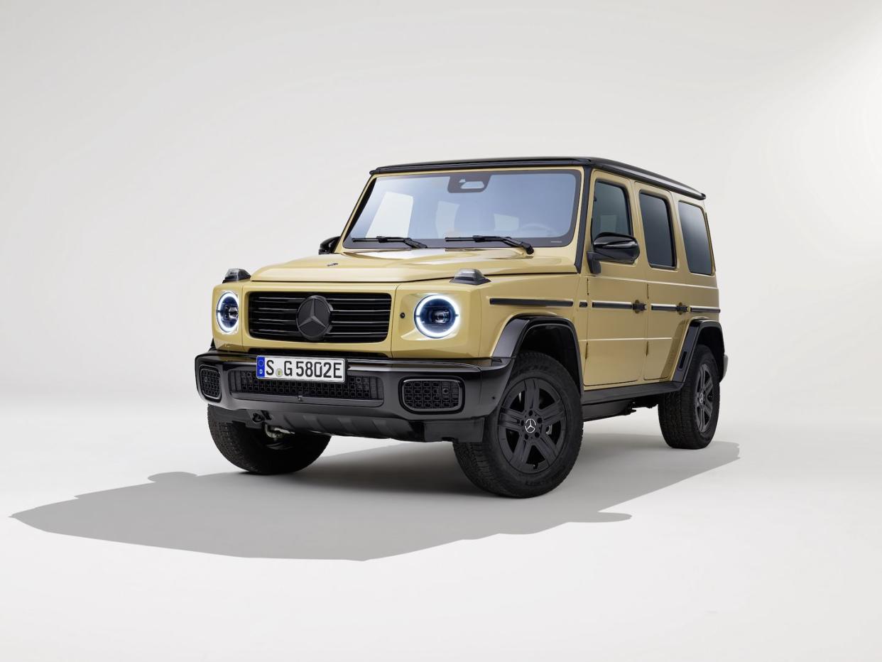 mercedes benz g 580 with eq technology press images