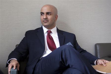 Neel Kashkari, the former Interim Assistant Secretary of the Treasury for Financial Stability in the United States Department of the Treasury, pauses during an interview in San Francisco, California, May 18, 2009. REUTERS/Kimberly White