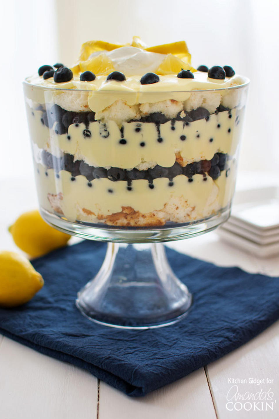 Lemon Blueberry Trifle