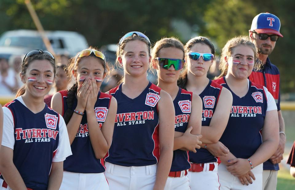 The Tiverton Little League Majors Division softball team represented Rhode Island at the New England regional tournament in Bristol, Connecticut.